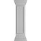 Ekena Millwork 12"W x 48"H Straight Newel Post with Panel, Flat Capital & Base Trim (Installation kit included) NWL12X48SPF0B0 - alternate 8